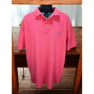 Polo Ralph Lauren Mens Pink Soft Cotton Short Sleeve Polo XL